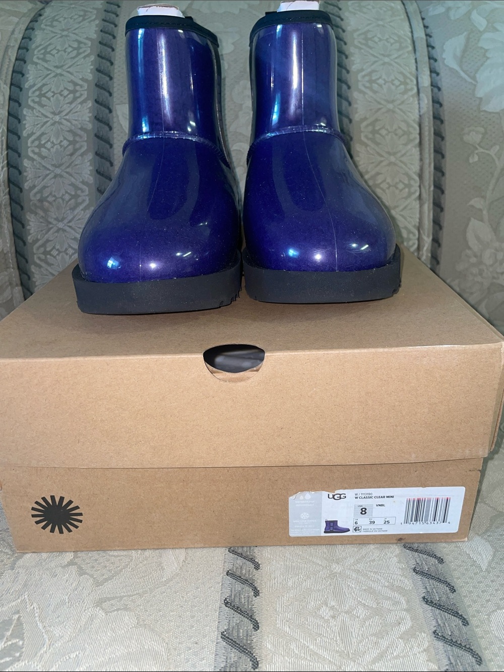 UGG  Purple Rain Ankle Boots